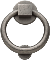 Baldwin 0195 Ring Knocker in Distressed Antique Nickel (452)