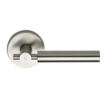 Omnia 32 Stainless Steel Door Lever Latchset Brushed Stainless Steel (US32D)