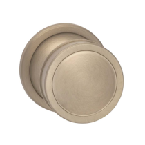 Omnia 513ED67.15 Edged Door Knob Set from the Arc Collection