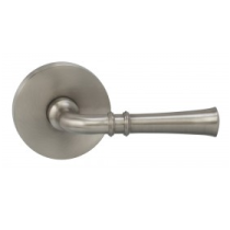 Omnia 785MD-15 Traditional Door Lever Set with Modern Rose