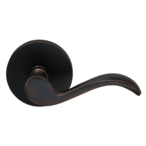 Omnia 895MD Wave Door Lever Set with Modern Rose Tuscan Bronze (TB)