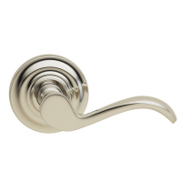 Omnia 895TD-14 Wave Door Lever Set with Traditional Rose