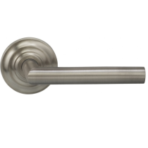 Omnia 912TD-15 Modern Door Lever Set with Traditional Rose