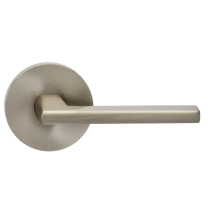 Omnia 925MD-15 Contemporary Door Lever Set with Modern Rose
