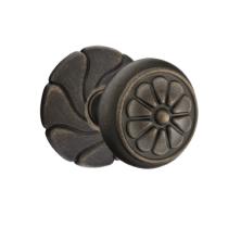 Emtek Petal Door knob with #17 Rose Medium Bronze Patina (MB)
