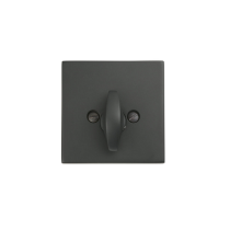 Emtek 8569 Square Style Single Sided Deadbolt Flat Black (US19)
