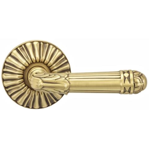 Omnia Classico Collection 332RE Lever Latchset Siena Brass (BAS)