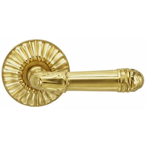 Omnia Classico Collection 332RE Lever Latchset Florentine Brass (D)