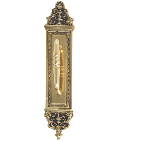 Brass Accents Renaissance Collection Apollo Pull Plate 3-5/8" x 18",