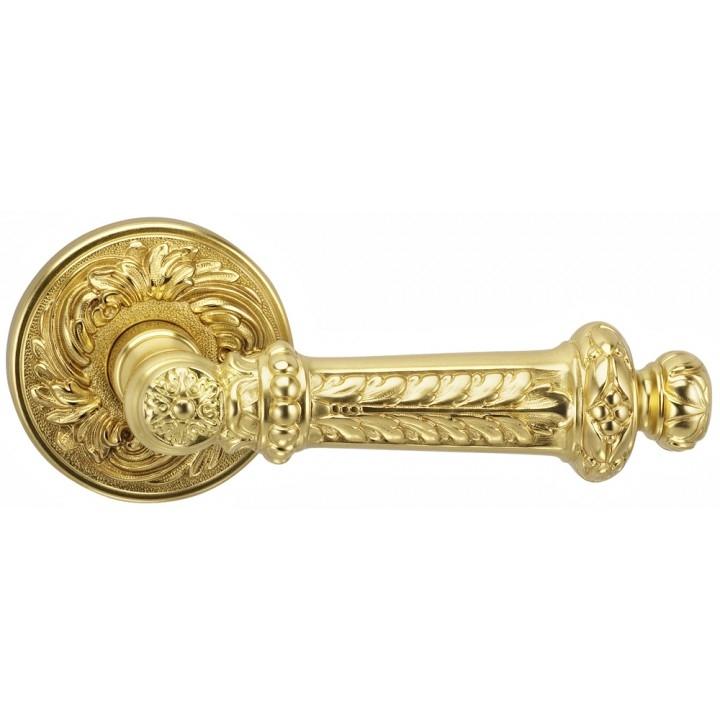 Omnia Classico Collection 331FL Lever Latchset Florentine Brass (D)