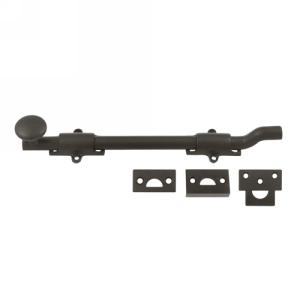 Deltana FPG10 10" Solid Brass Offset Surface Bolt in Oil Rubbed Bronze (US10B)