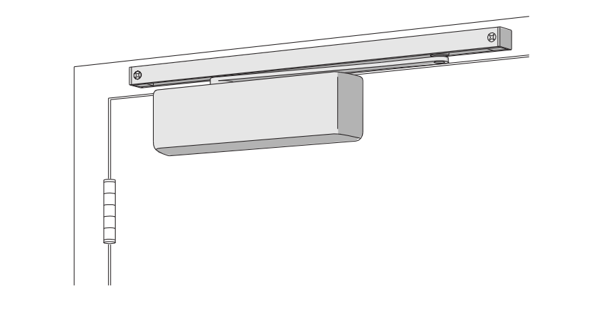 Lcn 4013t Surface Mount Track Door Closer Low Price Door Knobs