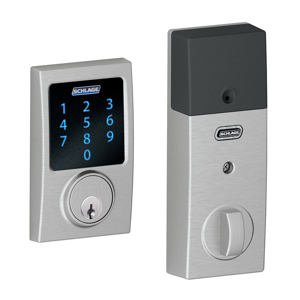 Schlage Be469nx Cen Century Touch Screen Deadbolt With Nexia Home