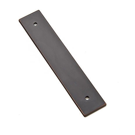Emtek Art Deco Rectangular Cabinet Pull Backplate 4 Center To