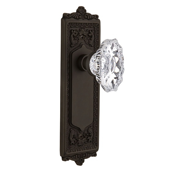 Nostalgic Warehouse Egg and Dart Backplate Set with choice of Knob
