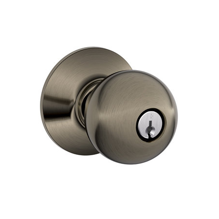 Schlage F51a Orb Orbit Keyed Entry Door Knob Set Low Price Door