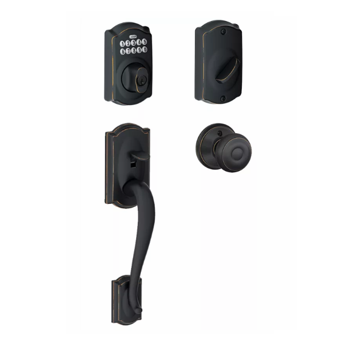 Schlage Camelot Keypad Handleset Low Price Door Knobs