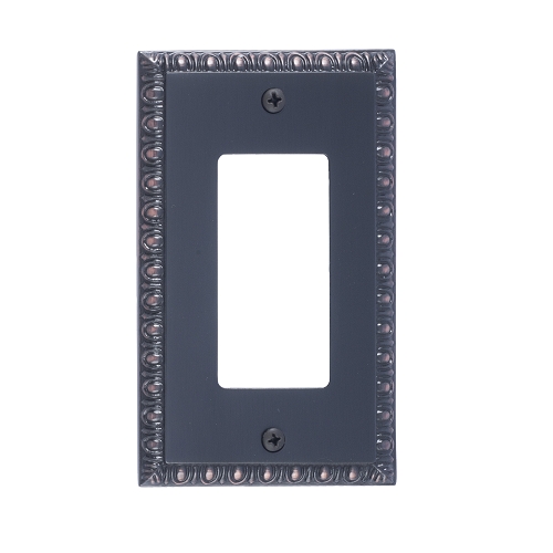 Brass Accents M05-S7520-613VB Egg & Dart Single GFCI Switch Plate