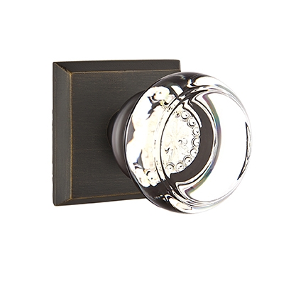 Emtek Georgetown Knob Glass Interior Door Knobs
