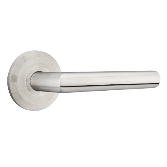 Emtek Stuttgart Tubular Stainless Steel Door Lever Set | Low Price