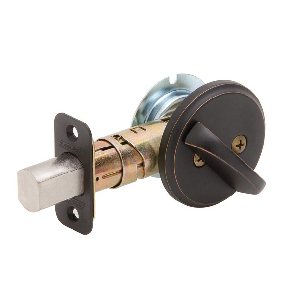 Schlage B80 Single Sided Deadbolt With Thumbturn And No Outside