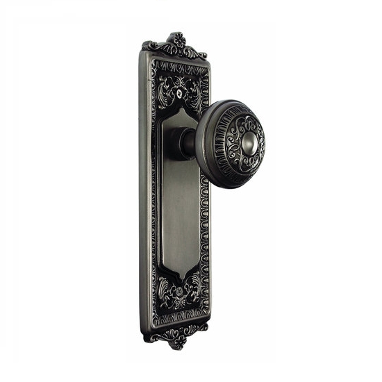Nostalgic Warehouse Egg and Dart Backplate Set with choice of Knob