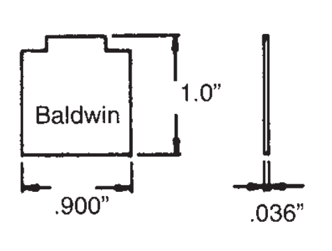 Baldwin Rose Retainer Wrench
