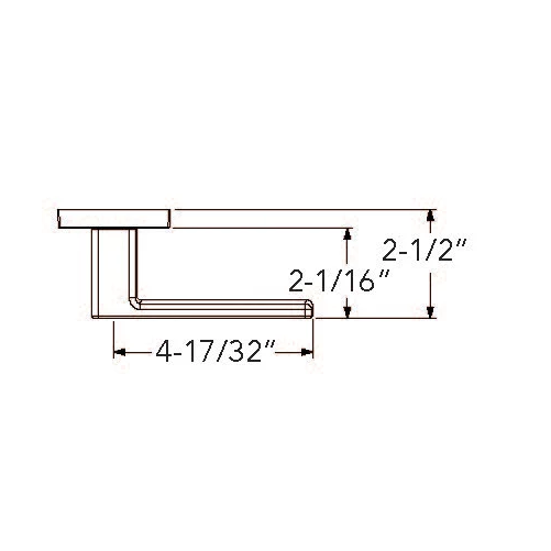Baldwin Reserve Sharpewood Lever Dimensions