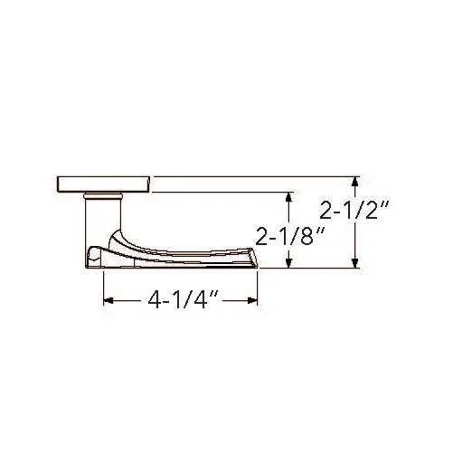 Baldwin Reserve Wyndcliff Lever Dimensions