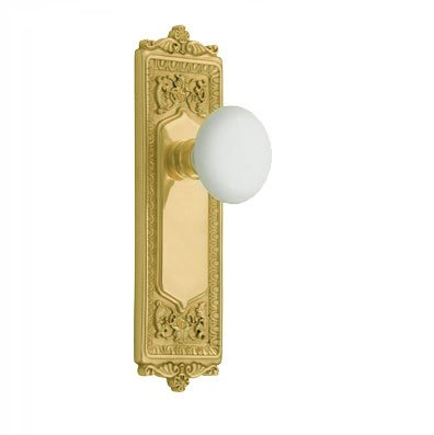 Nostalgic Warehouse Egg and Dart Backplate Set with choice of Knob