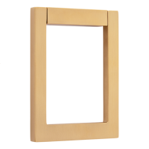 Baldwin Estate 0183 Contemporary Square Loop Knocker Vintage Brass (033)