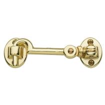 Baldwin Swivel Cabin Door Hook in Lifetime Polished Brass (003)