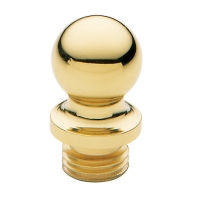 Baldwin 1080 Solid Brass Ball Finial Polished Brass (030)