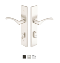Emtek 11B1 Configuration #1 Brass MODERN Style Multi-Point Trim for Patio Doors