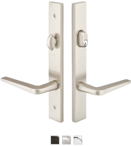 Emtek 13A1 #3 Brass MODERN Style Multi-Point Trim for Patio Doors