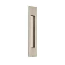 Emtek 220310 10" Modern Rectangular flush pull in satin nickel finish