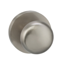Omnia 458MD-15 Colonial Door Knob Set with Modern Rose 