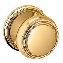 Baldwin Estate Pre-Configured 5068 Door Knob Set with 5070 Rose Lifetime Polished Brass (003)