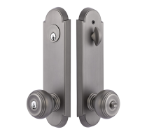 Emtek 5318 Annapolis Two Point Keyed Entry with Choice of Knob or Lever