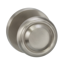 Omnia 565MD-15 Traditional Door Knob Set with Modern Rose 