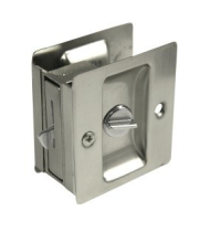 Weslock 577 Privacy Pocket Door Lock Satin Nickel (U15)