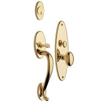 Baldwin Estate 6560 Lexington Mortise Handleset Polished Brass (030)