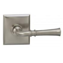 Omnia 785RT-15 Traditional Door Lever Set with Rectangular Rose 