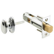 Omnia 9163 Privacy Bolt Set Polished Chrome