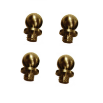 Emtek 97303 Solid Brass Ball Finial tip French Antique (US7)