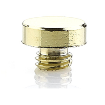 Emtek 97224 Button Tip for 4" Solid Brass Residential Duty Hinges Polished brass (US3)