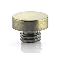 Emtek 97223 Button Tip for 3.5" Solid Brass Hinges (set of 4) French Antique