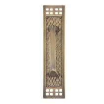 Brass Accents A05-P5351 Arts and Crafts Push Plate with Mission Pull
