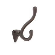 Emtek 86106 Sandcast Bronze Robe Hook Medium Bronze Patina (MB)