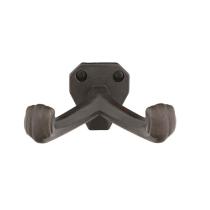 Emtek 2707 Tuscany Bronze Double Hook Deep Medium Bronze Patina (MB)